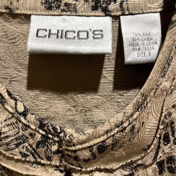 63. WOMENS CHICO’S 3/XL DETAIL JACKET - Picture 3 of 6